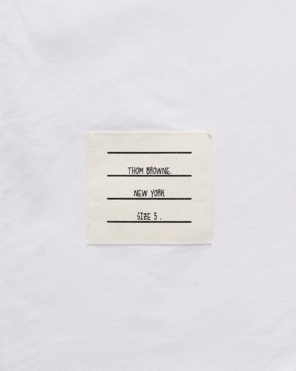 Thom Browne chest pocket button-up Oxford shirt thumbnail