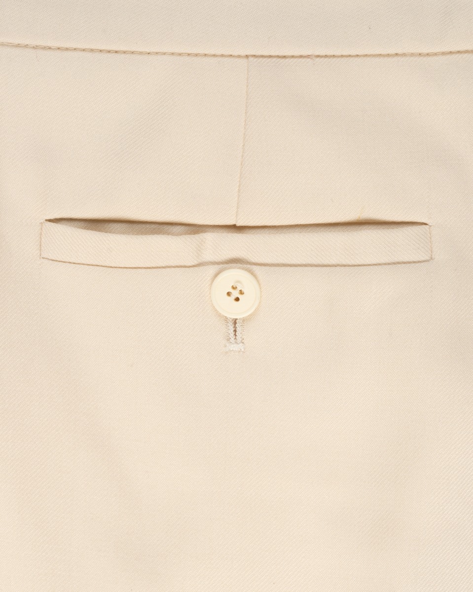 Tom Ford single-breasted Chalk white blazer jacket & formal laine pants thumbnail