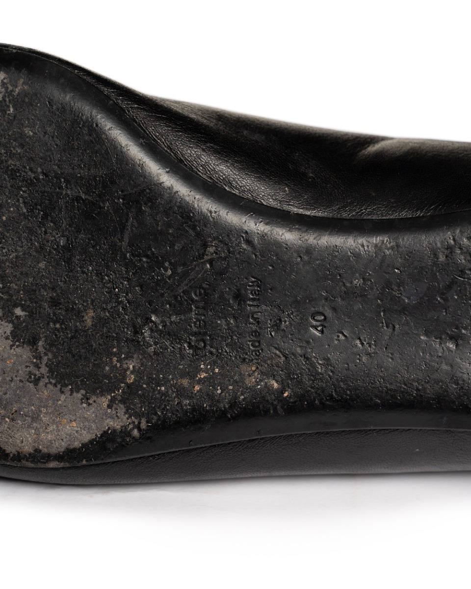 Toteme "The Gathered" leather ballet flat shoes thumbnail