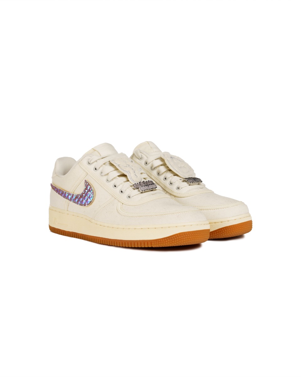 Travis Scott x Nike Air Force 1 Low Sail (AQ4211-101) sneakers thumbnail