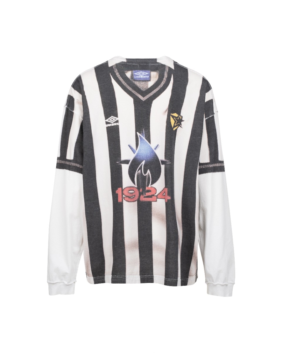 Umbro x Slam Jam Censored inside-out long sleeve t-shirt thumbnail