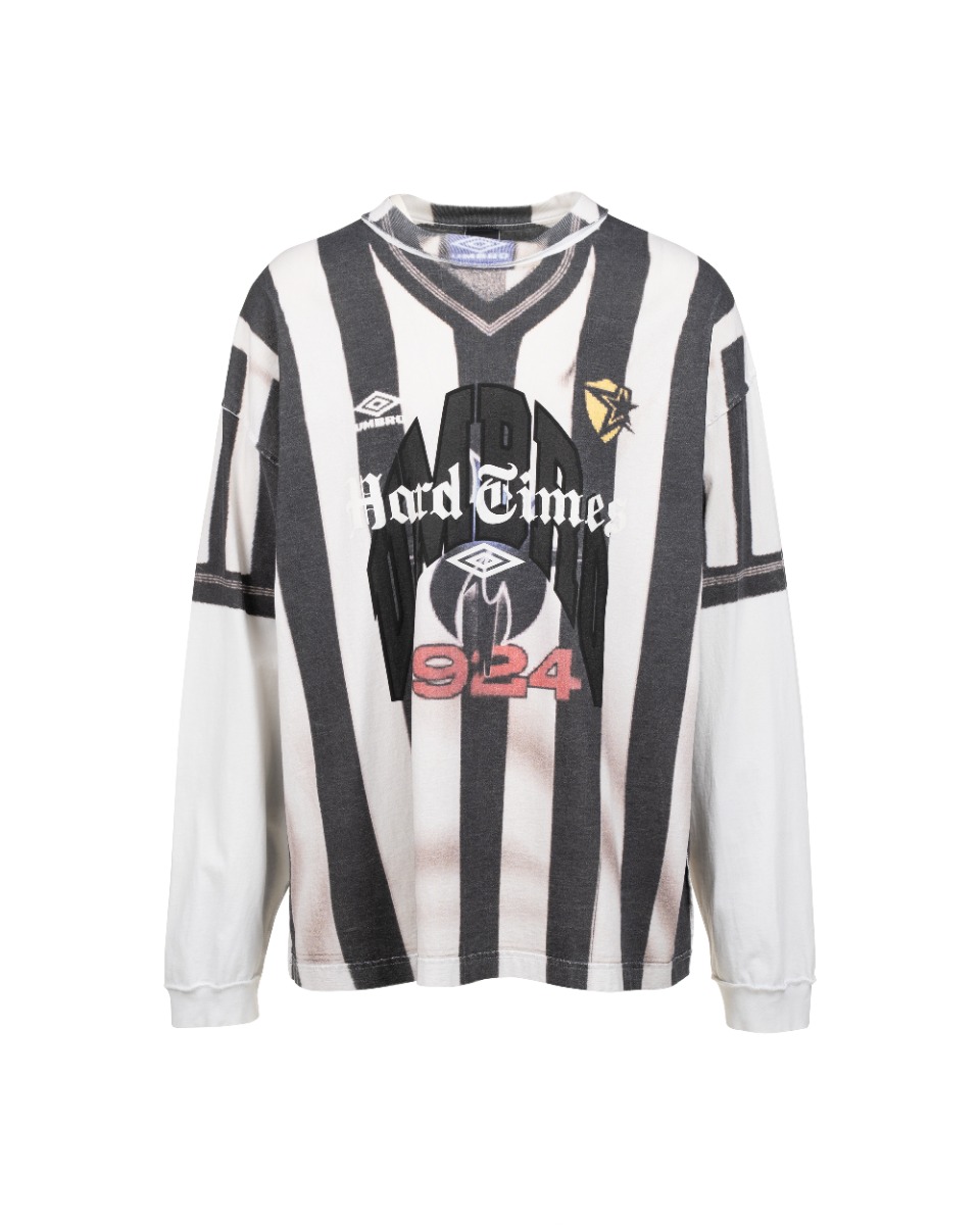 Umbro x Slam Jam Censored inside-out long sleeve t-shirt thumbnail