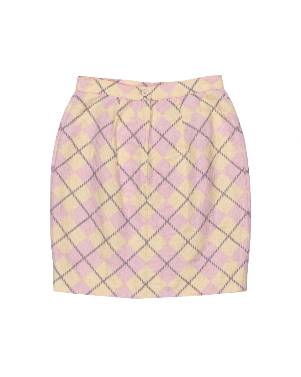 Valentino MissV chcecked pencil skirt thumbnail