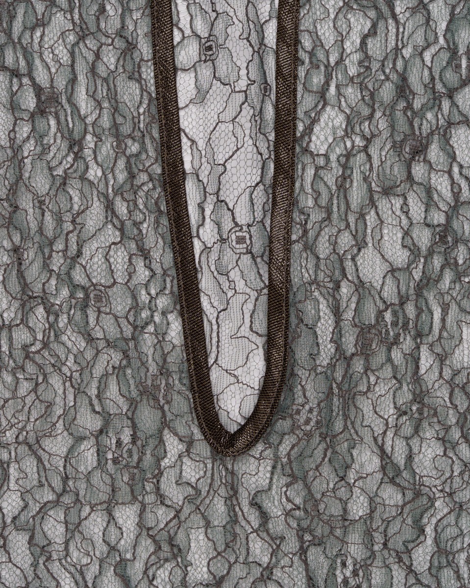 Veronique Branquinho sheer lace deep-neckline blouse thumbnail