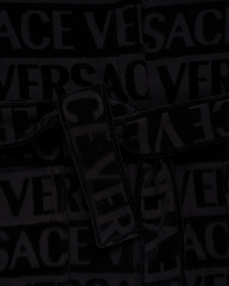Versace allover monogram bathrobe thumbnail