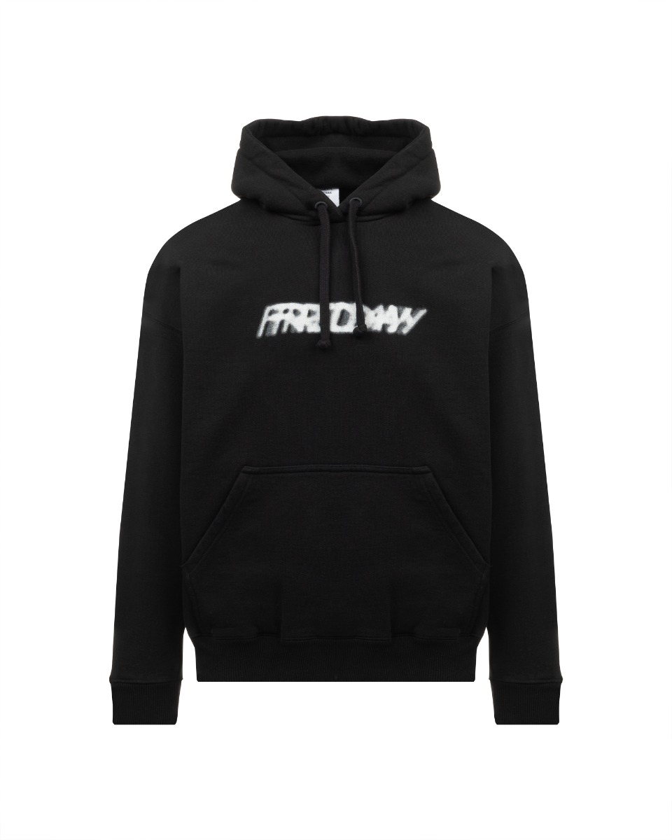 Vetements "Friday" black hoodie thumbnail