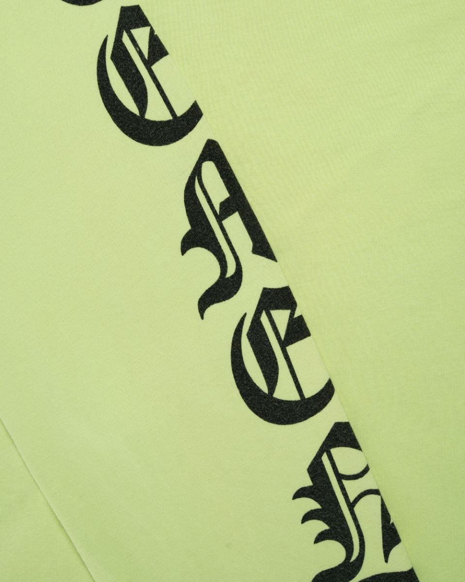 Vetements "Summer 2016" neon gothic long sleeve t-shirt thumbnail