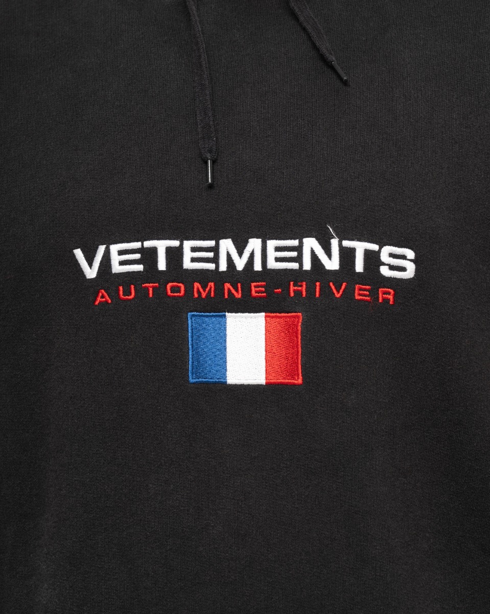 Vetements Flag double layered hoodie thumbnail