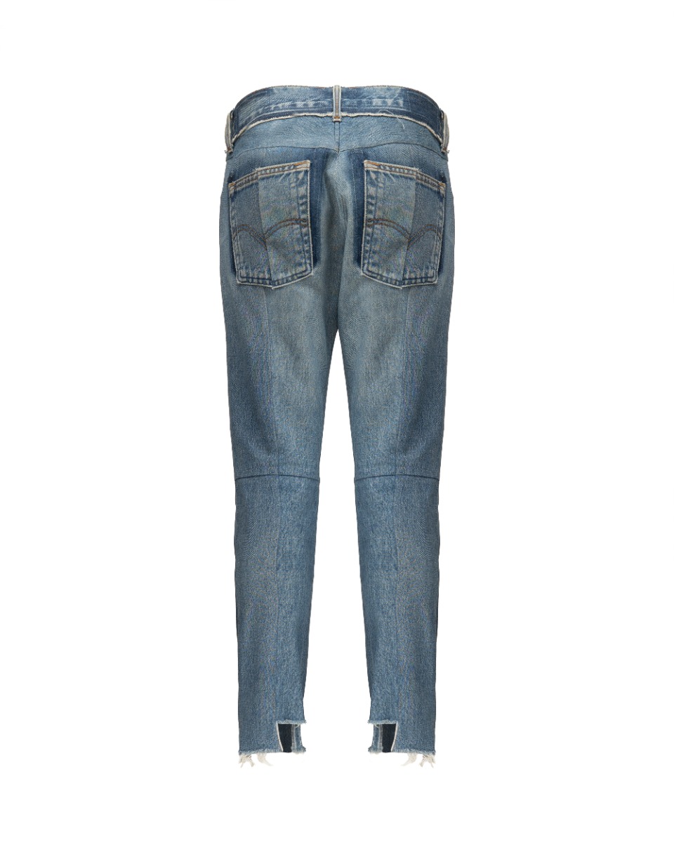 Vetements Levi's Strauss reconstructed light wash straight denim pants thumbnail