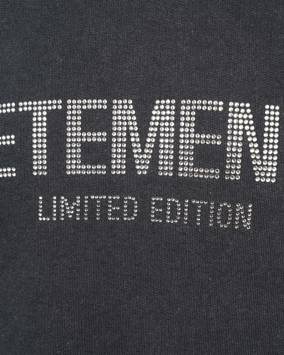 Vetements Limited Edition Crystal logo oversized hoodie thumbnail