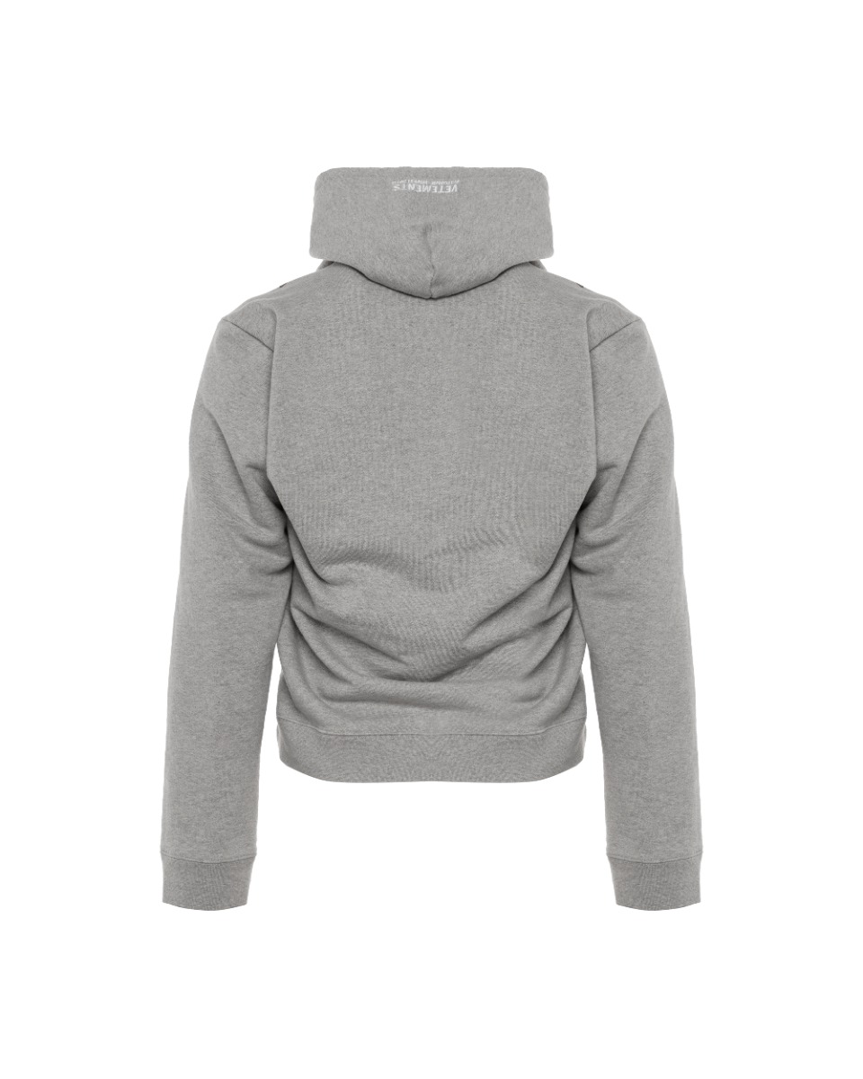 Vetements misplaced printed logo hoodie thumbnail
