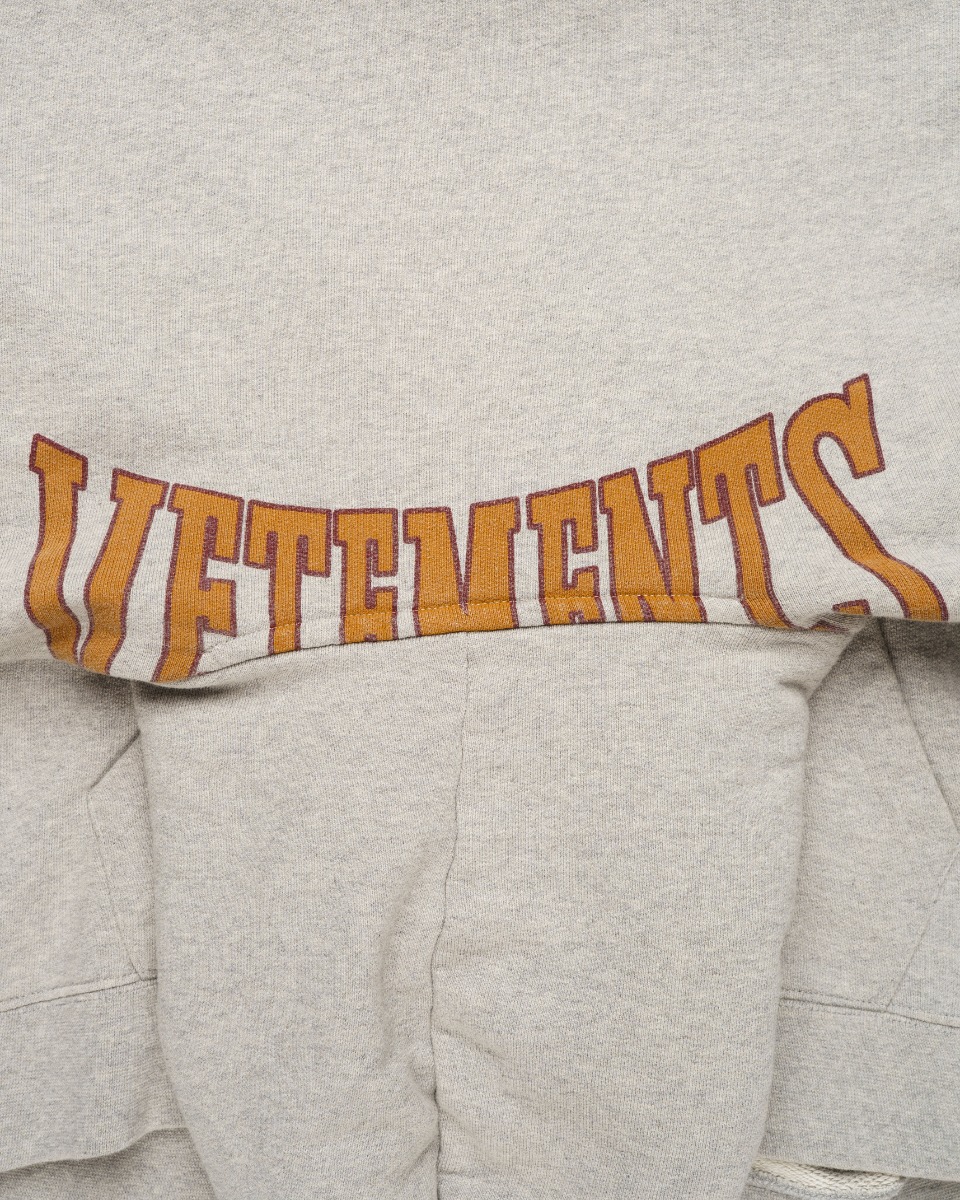 Vetements misplaced printed logo hoodie thumbnail