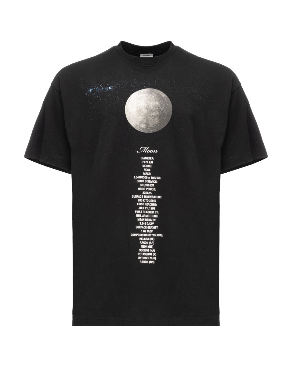 Vetements Moon black oversized t-shirt thumbnail