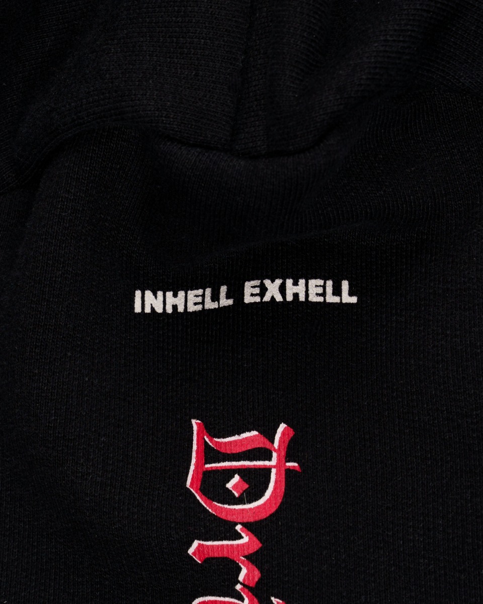 Vetements Total Fucking Darkness padded-shoulders hoodie thumbnail