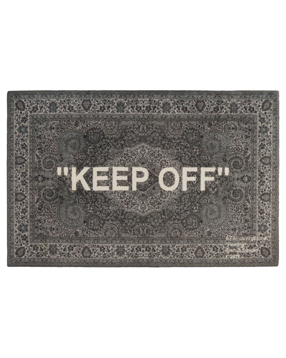 Virgil Abloh’s MARKERAD "KEEP OFF" Persian rug thumbnail