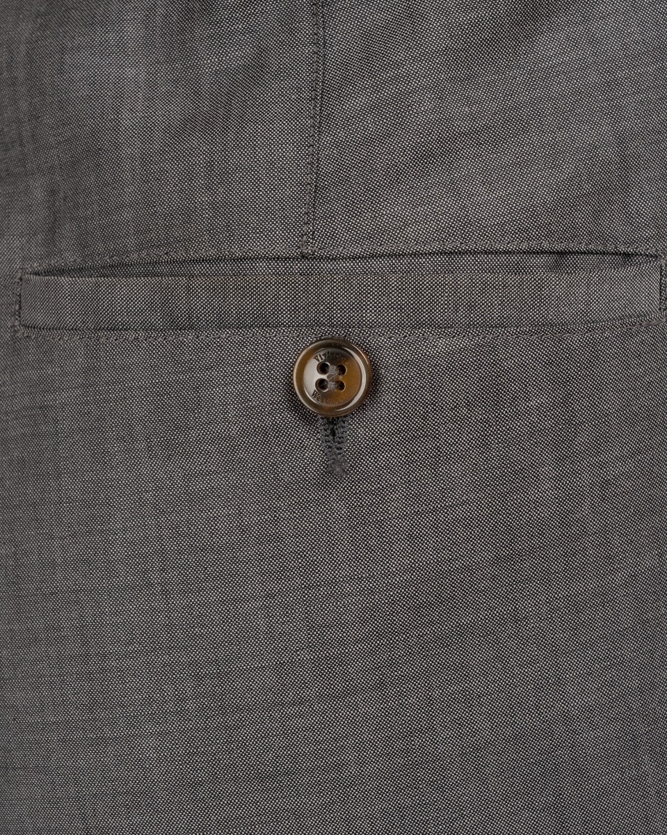 Vivienne Westwood Man Charcoal wool peak label sport asymetrical pants thumbnail