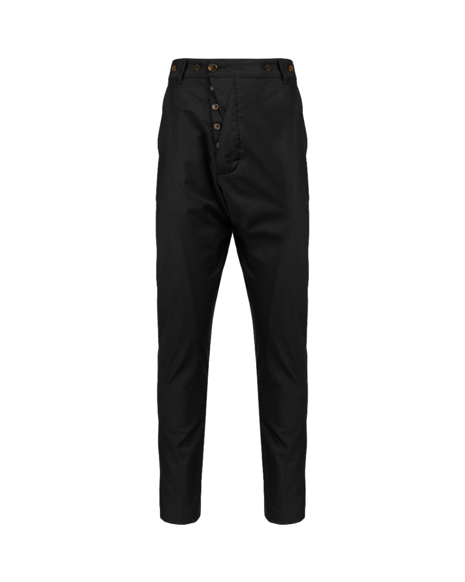 Vivienne Westwood Man Sharkskin dropped rise laine tailor pants thumbnail