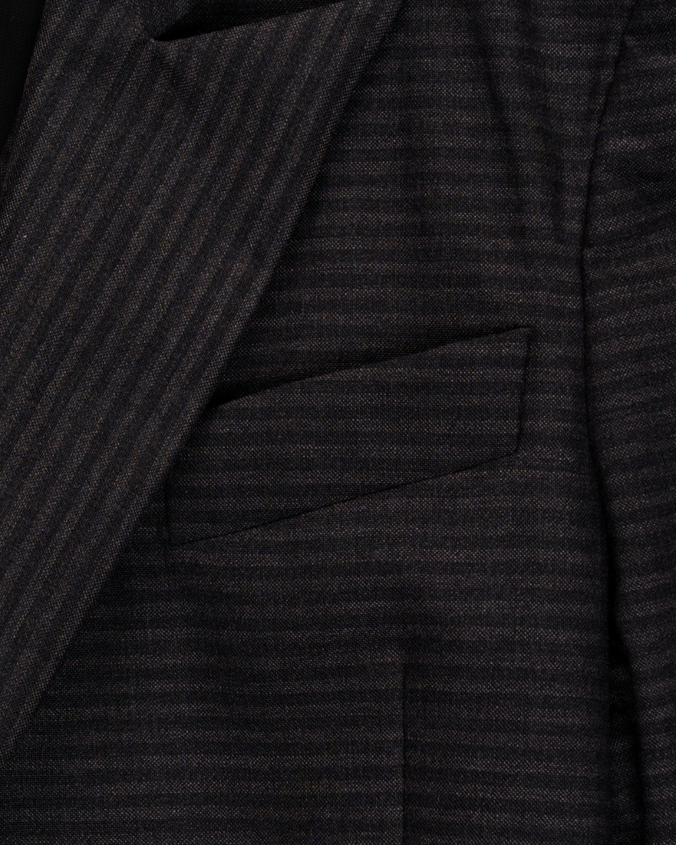 Vivienne Westwood Man striped peak label 2-set blazer jacket thumbnail