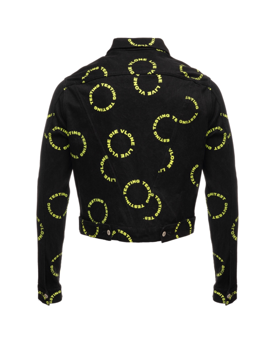 Vlone x A$AP Rocky "Testing / Live Vlone Die Vlone" denim jacket thumbnail