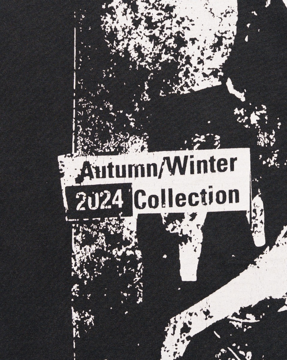 Y/Project Rock Band pinched logo grey t-shirt thumbnail