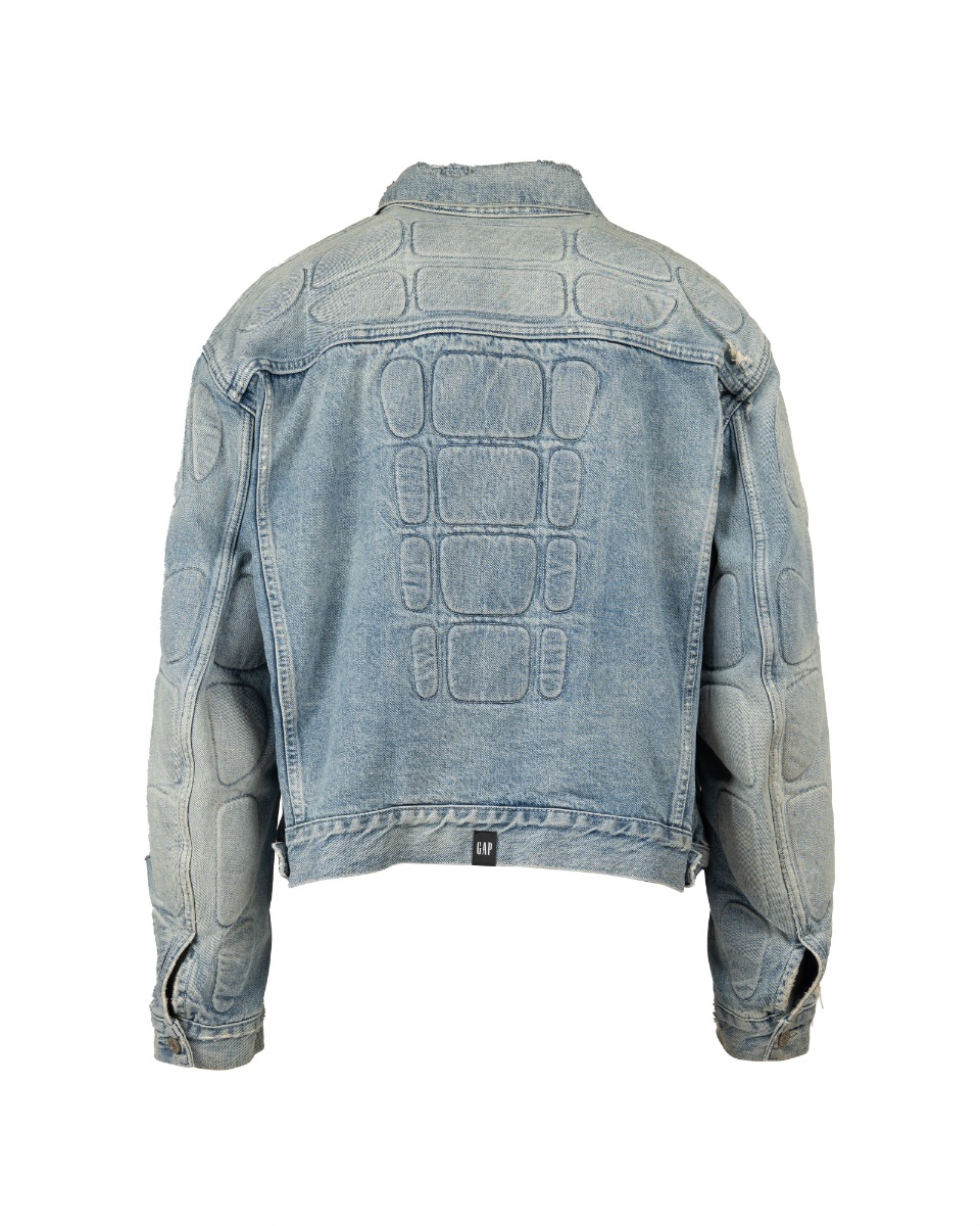Yeezy Gap Engineered by Balenciaga padded denim jacket thumbnail