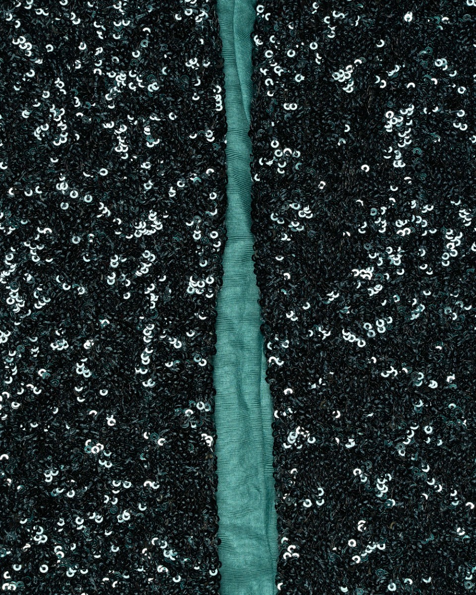 Zadig & Voltaire green sequin-embellished blazer jacket thumbnail