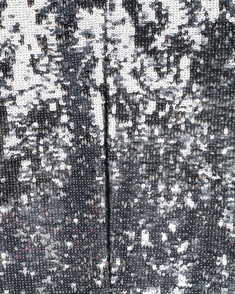 Zadig & Voltaire silver sequin-embellished blazer jacket thumbnail