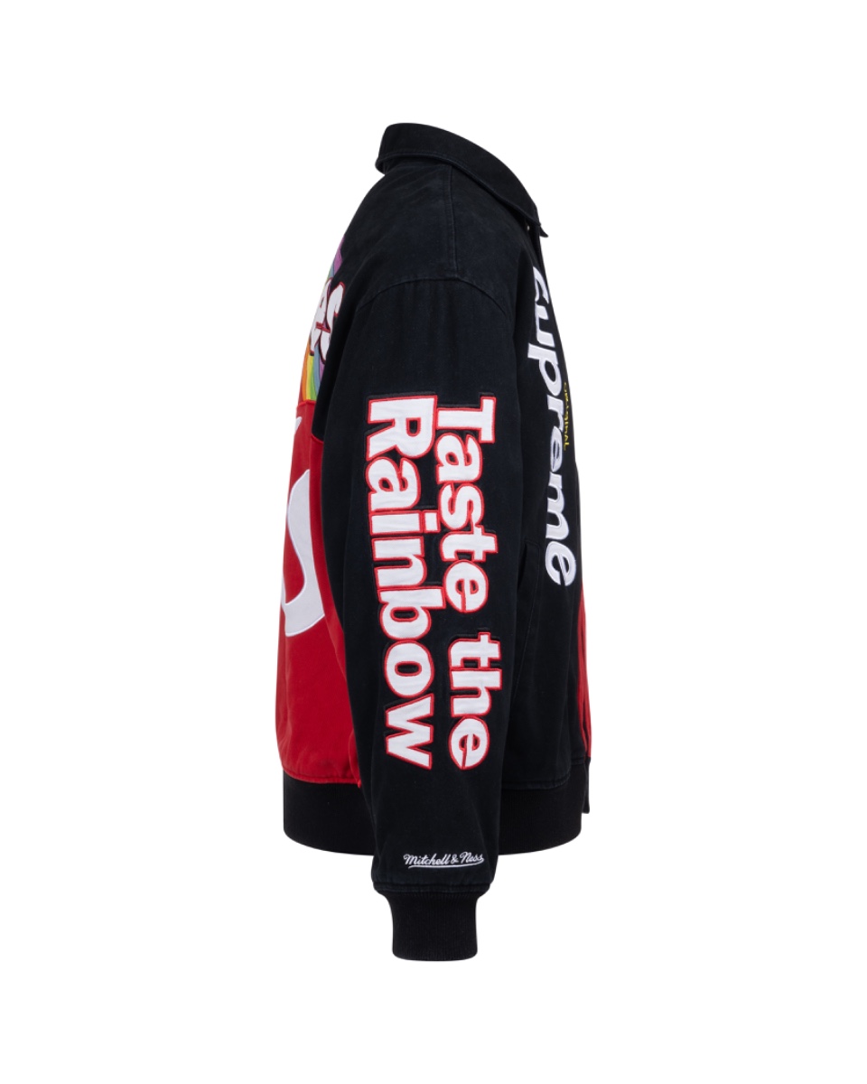 Supreme x Skittles embroidery varsity jacket thumbnail