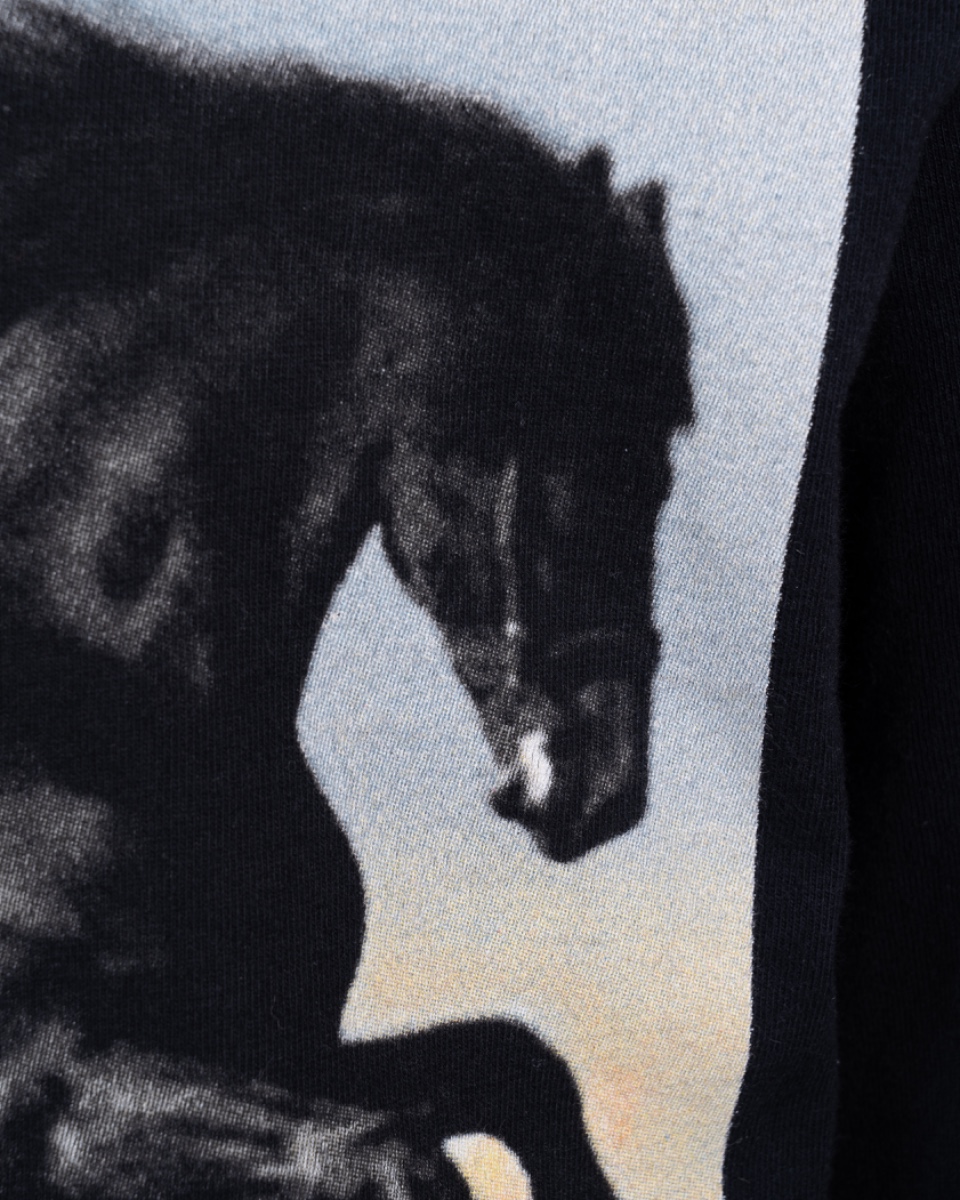 Supreme Stallion horse navy long sleeve t-shirt thumbnail