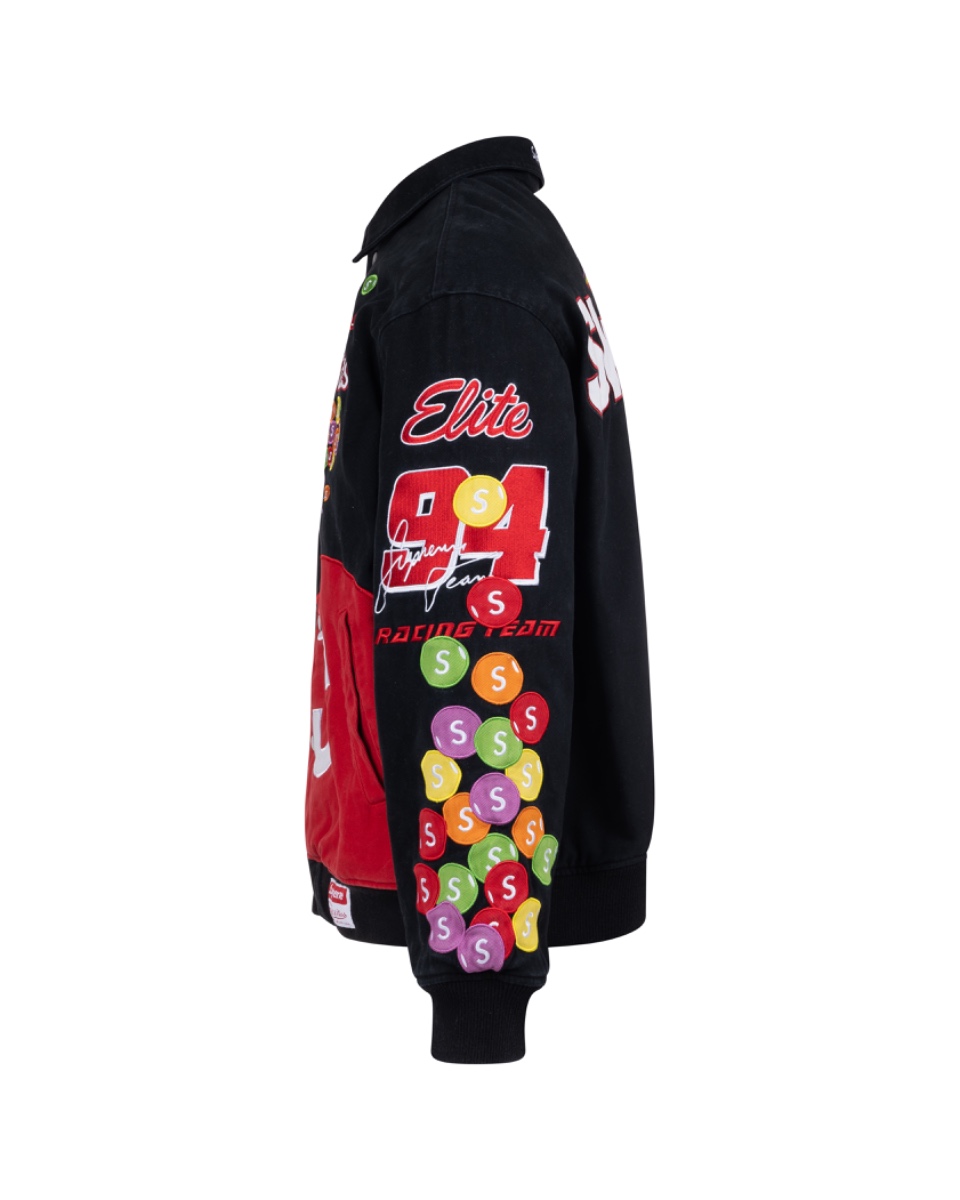 Supreme x Skittles embroidery varsity jacket thumbnail