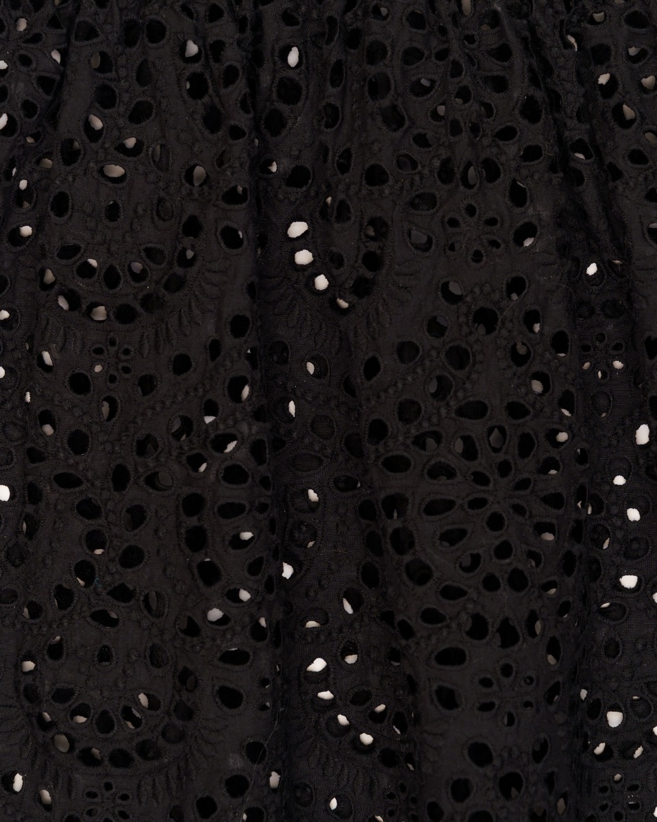 Zimmermann crotchet black mini dress thumbnail